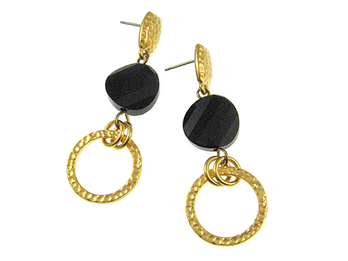 Golden Rings Earrings